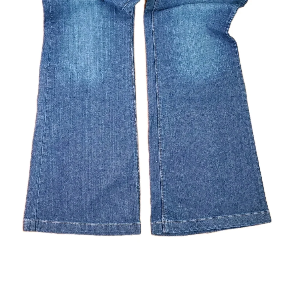 Calvin Klein Size 14/32 NEW Jeans Blue Cotton Denim Stretch Skinny Flare Pockets